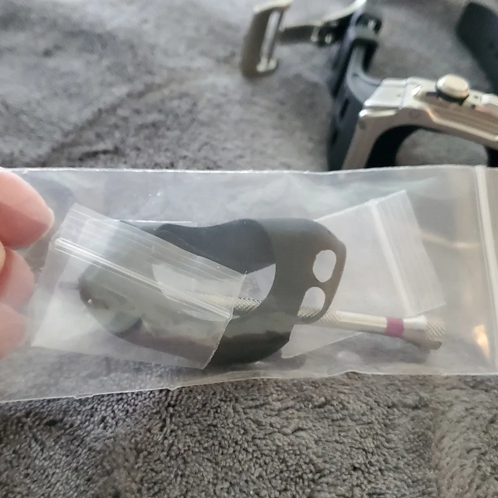 Silver and Black Smartwatch Case